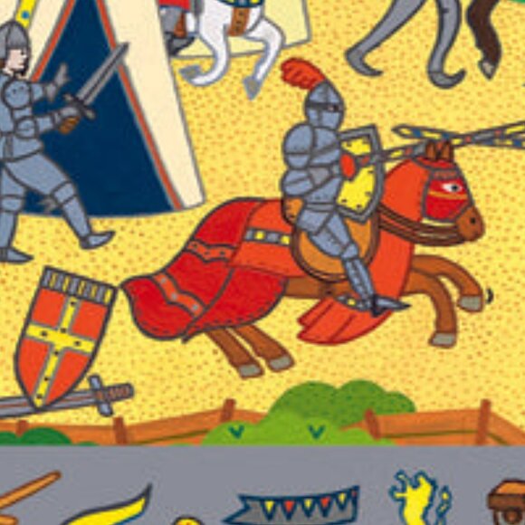 New Sealed Djeco 🧩Puzzle 54pcs Knights🐴& Observation Game for  Age 4+ - Picture 4 of 16